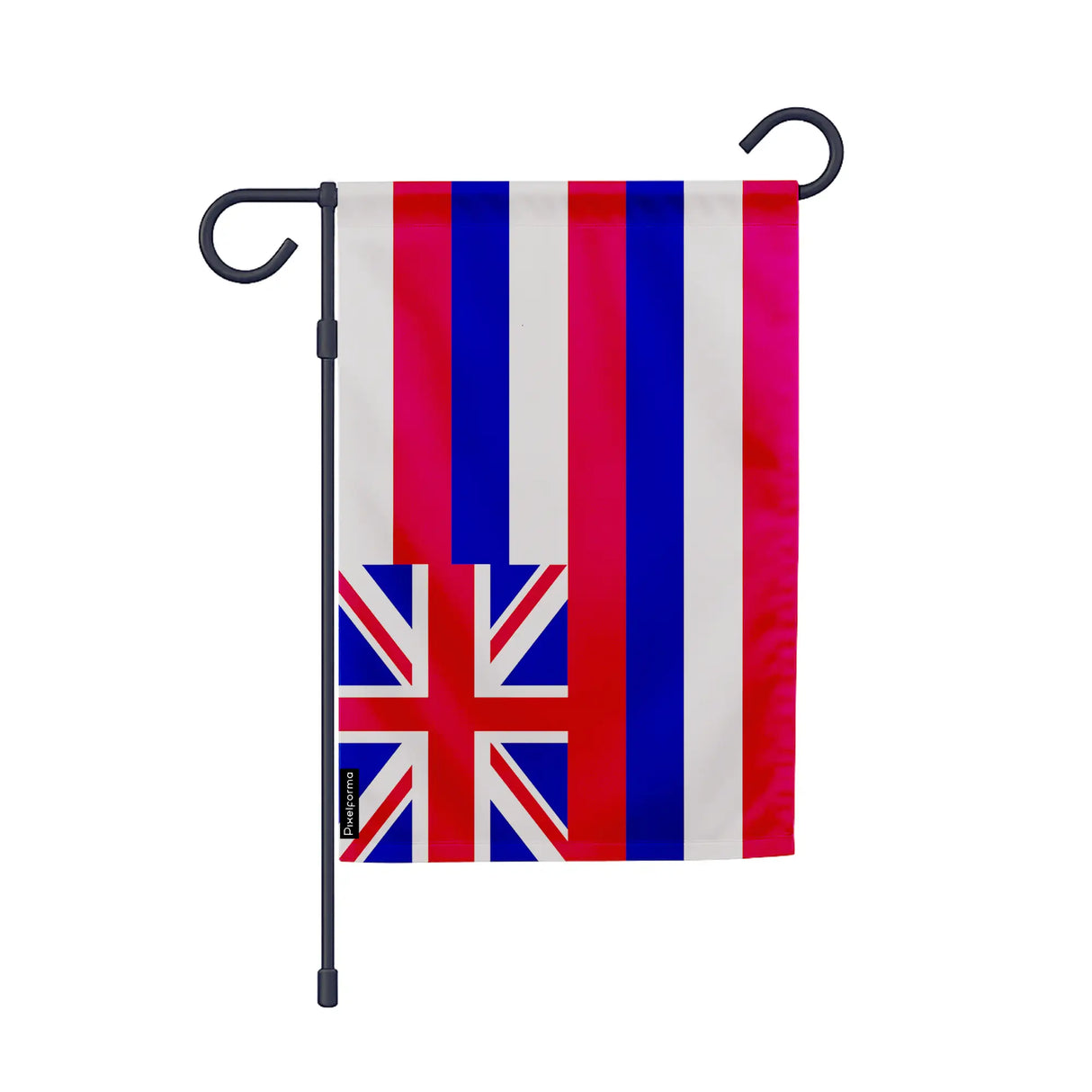 Drapeau jardin vertical hawaï polyester résistant couleurs