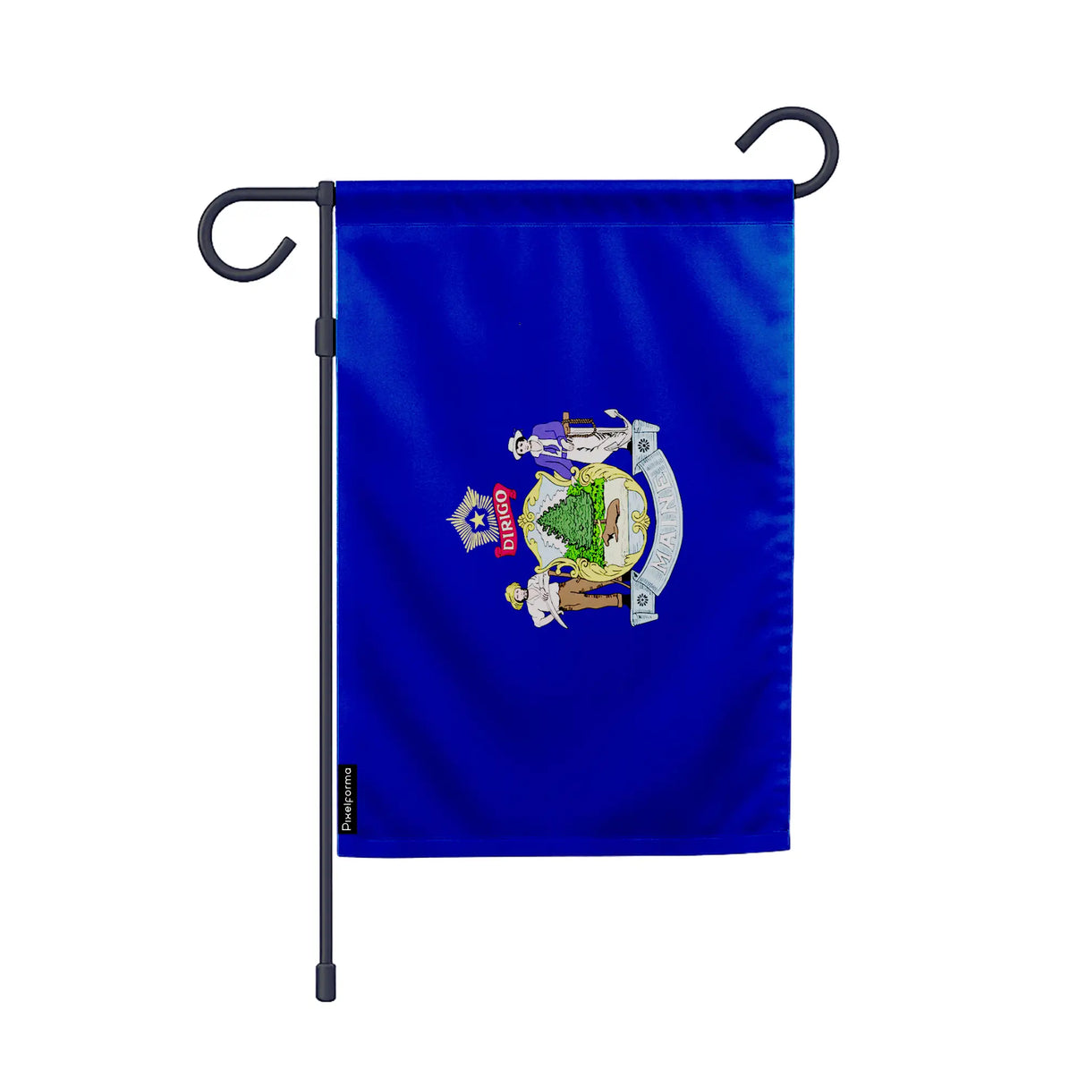 Drapeau jardin vertical maine en polyester résistant