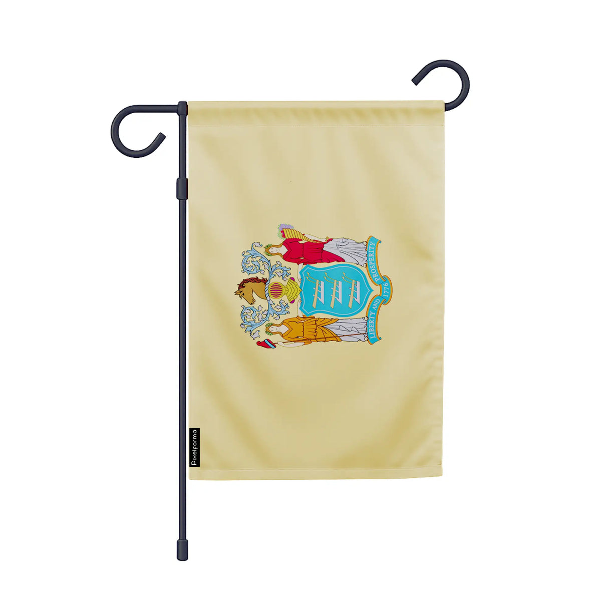 Drapeau jardin vertical new jersey polyester résistant