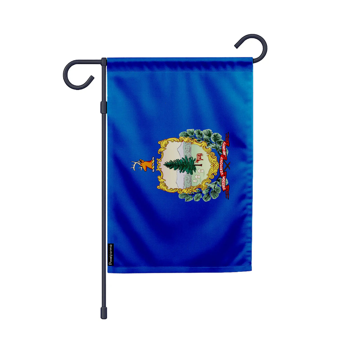Drapeau jardin vertical vermont polyester résistant couleur