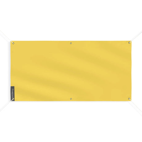 Drapeau jaune france polyester résistant aux intempéries