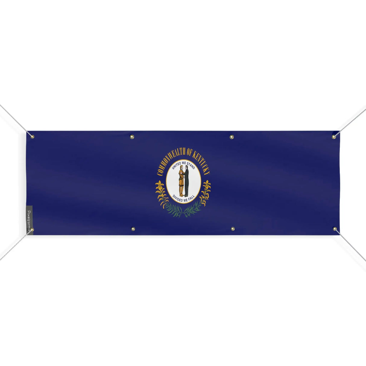 Drapeau kentucky polyester résistant aux intempéries œillets