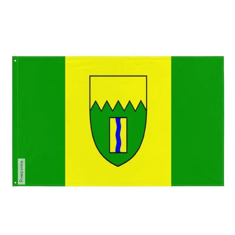 Drapeau kimberley polyester résistant avec œillets à gauche