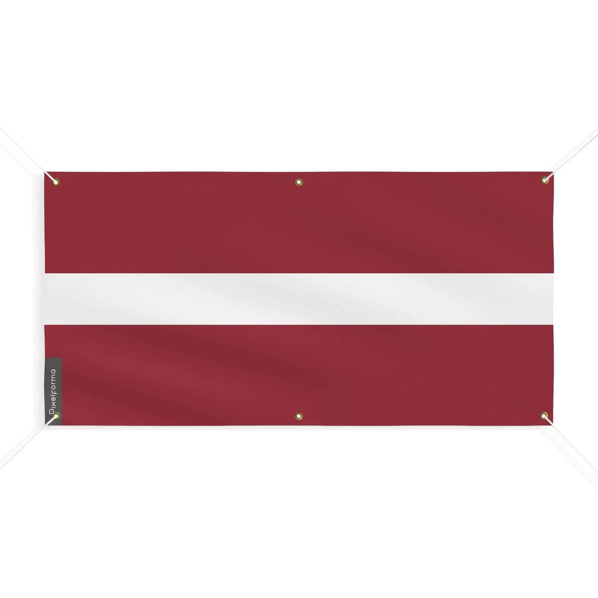 Drapeau lettonie polyester résistant usage extérieur durable