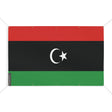 Drapeau libye polyester résistant avec œillets renforcés