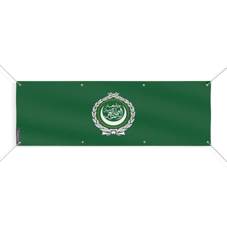 Drapeau ligue arabe polyester résistant aux intempéries