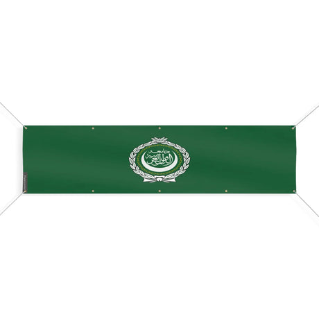 Drapeau ligue arabe polyester résistant aux intempéries