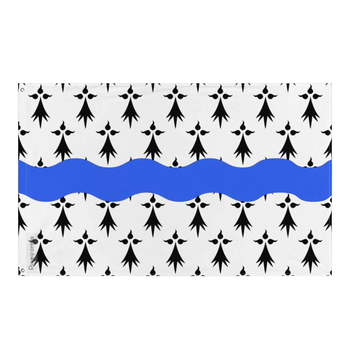 Drapeau loire-atlantique polyester résistant avec œillets