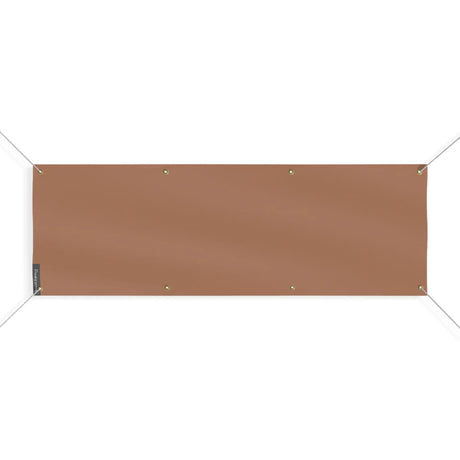 Drapeau marron france polyester résistant aux intempéries