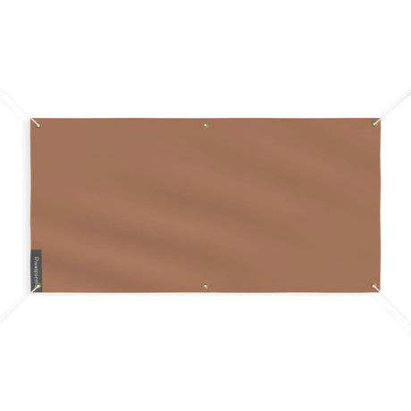 Drapeau marron france polyester résistant aux intempéries