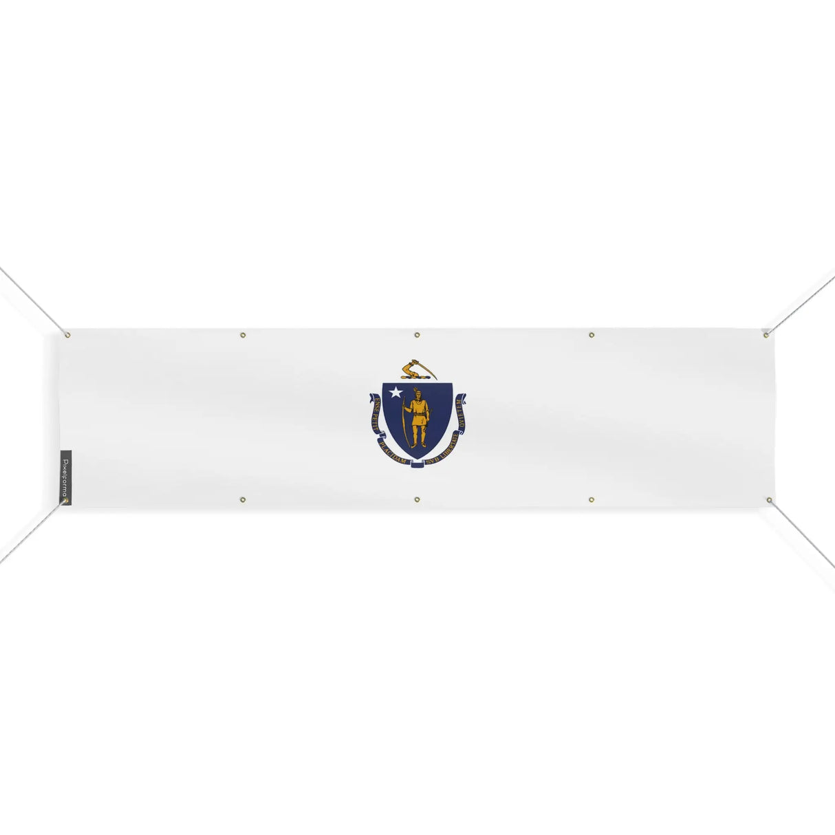 Drapeau massachusetts polyester résistant aux intempéries