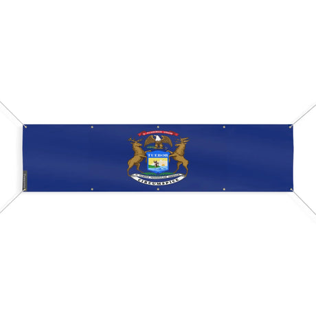 Drapeau michigan polyester résistant aux intempéries