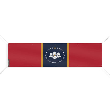 Drapeau mississippi polyester résistant aux intempéries