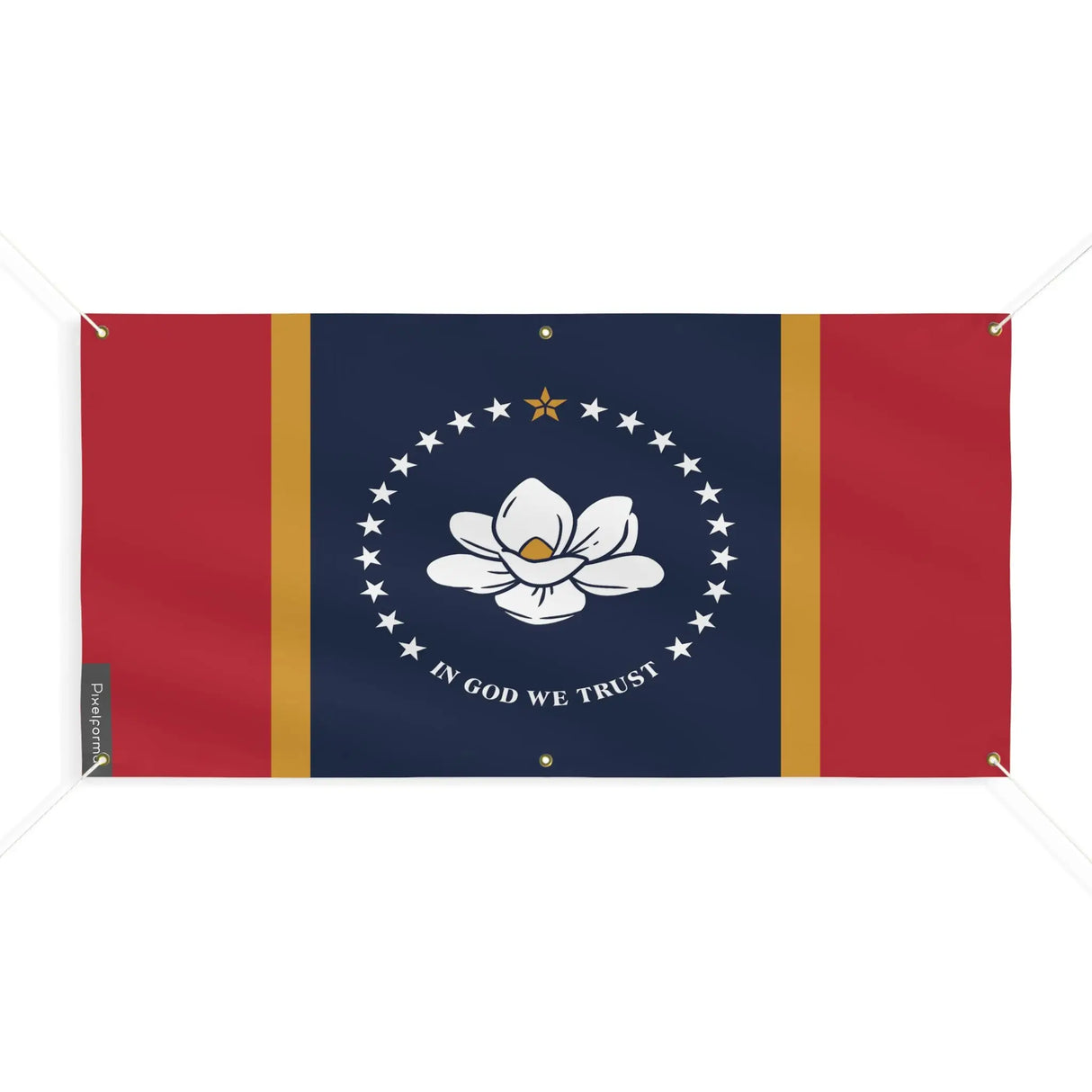 Drapeau mississippi polyester résistant aux intempéries