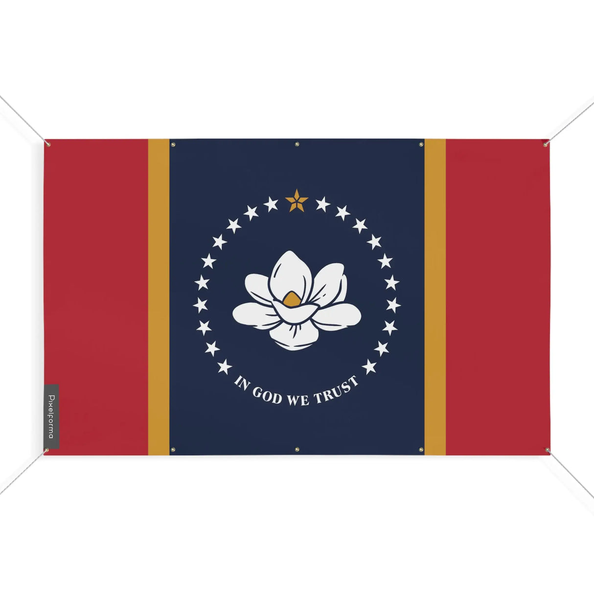 Drapeau mississippi polyester résistant aux intempéries
