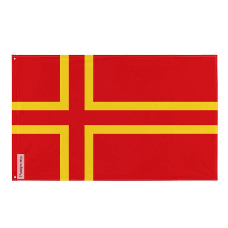Drapeau normandie polyester résistant avec œillets à gauche