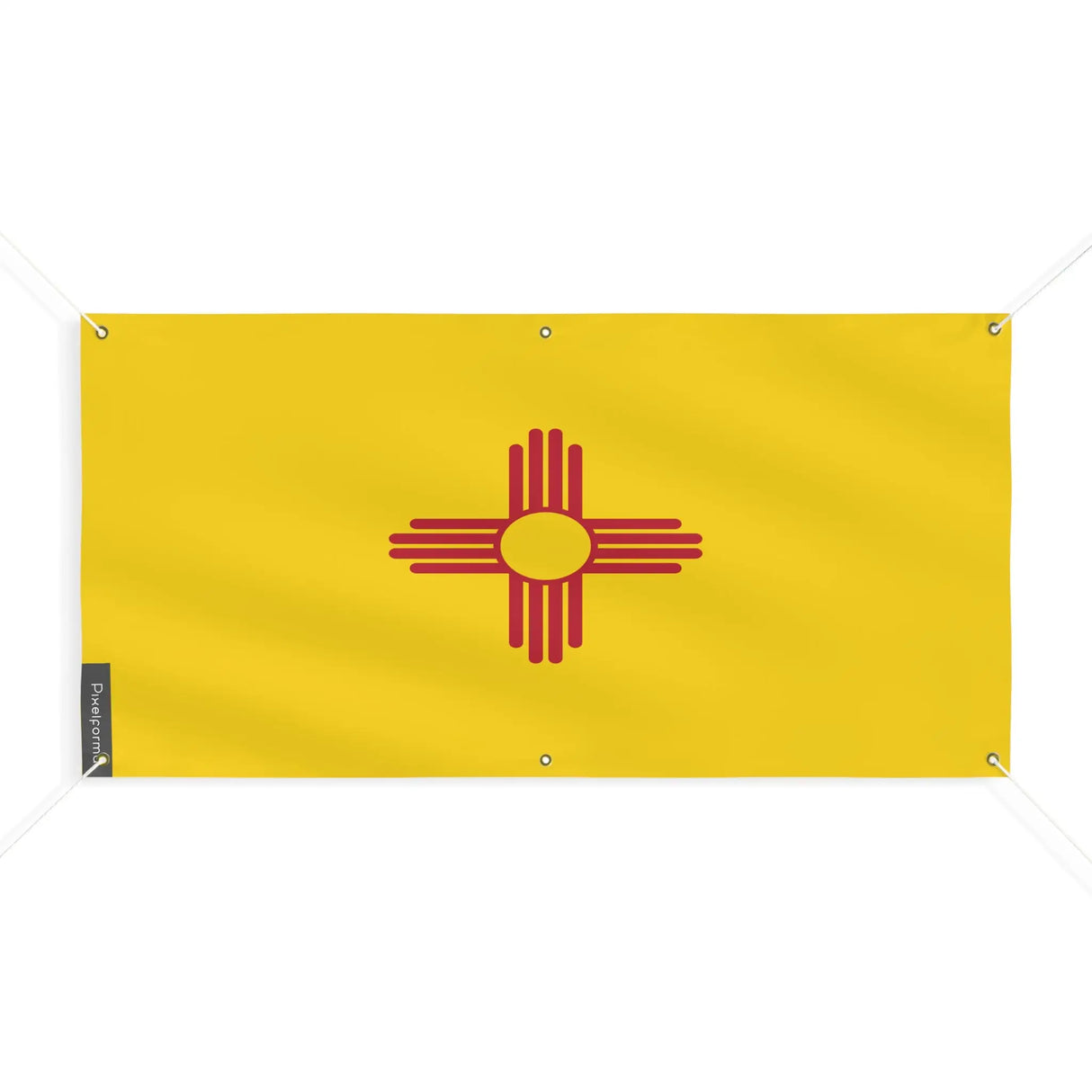 Drapeau nouveau-mexique polyester résistant aux intempéries
