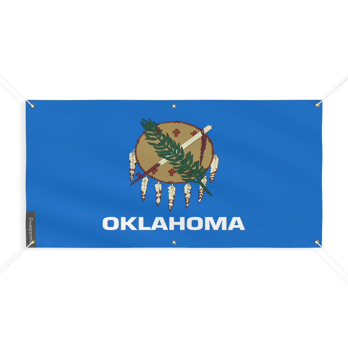 Drapeau oklahoma polyester résistant aux intempéries