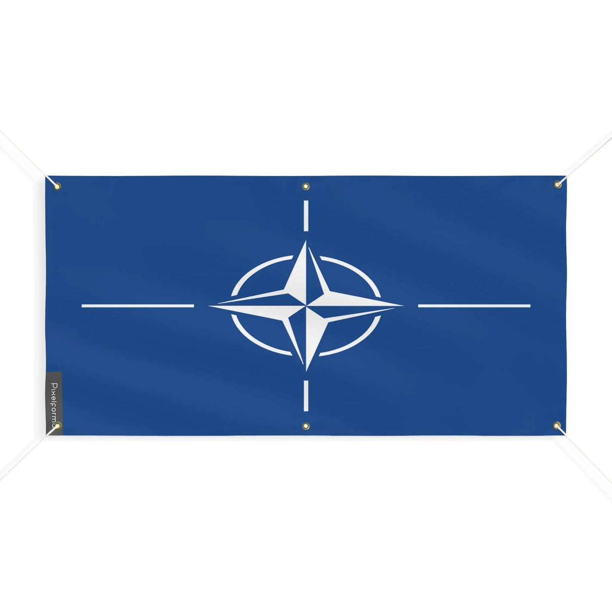 Drapeau otan polyester résistant aux intempéries