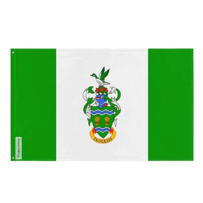 Drapeau portage la prairie polyester œillets à gauche