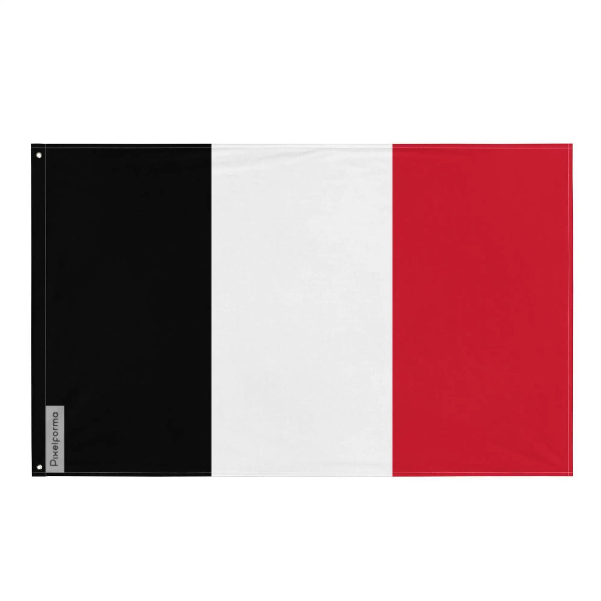 Drapeau république romaine polyester résistant œillets gauche
