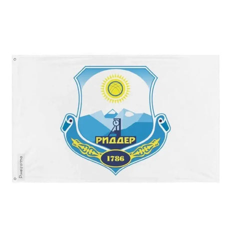 Drapeau ridder polyester résistant œillets à gauche