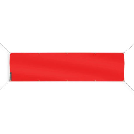 Drapeau rouge france en polyester résistant aux intempéries