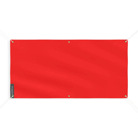 Drapeau rouge france polyester résistant aux intempéries