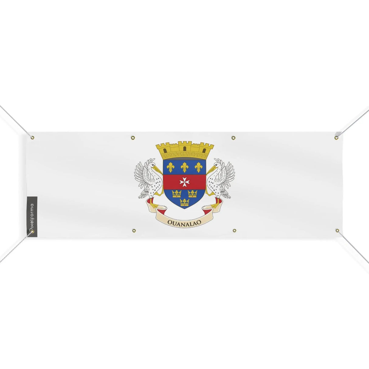 Drapeau saint-barthélemy polyester résistant aux intempéries
