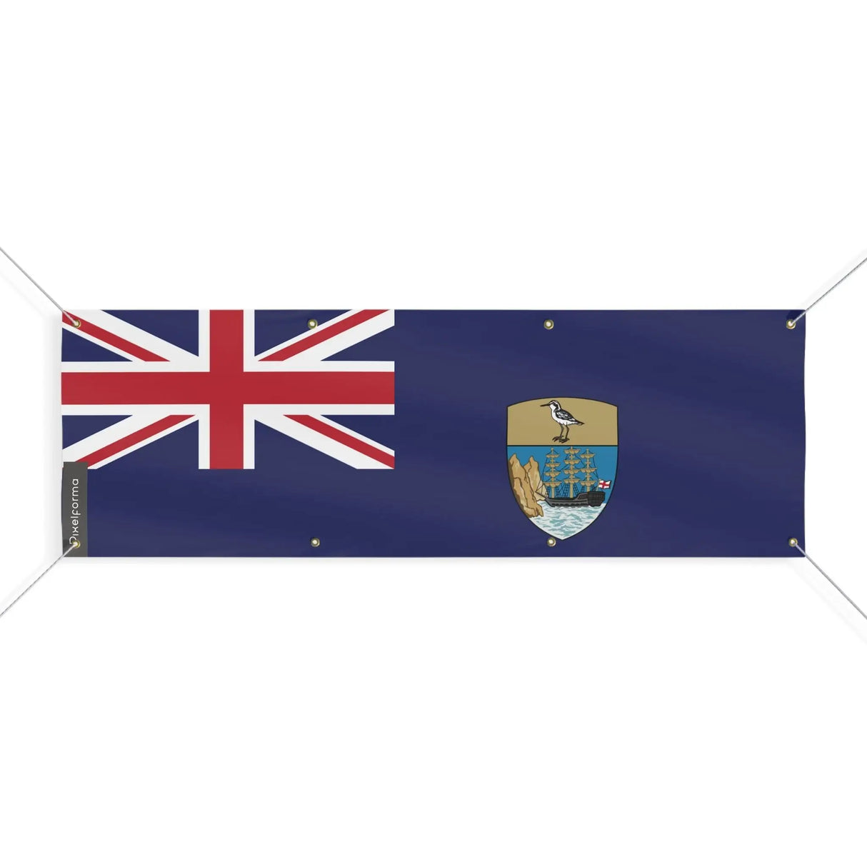 Drapeau sainte-hélène ascension tristan da cunha polyester
