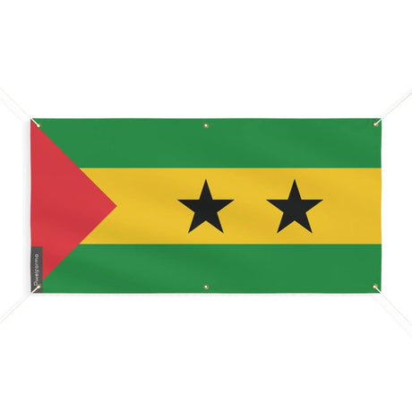 Drapeau sao tomé-et-principe polyester résistant extérieur