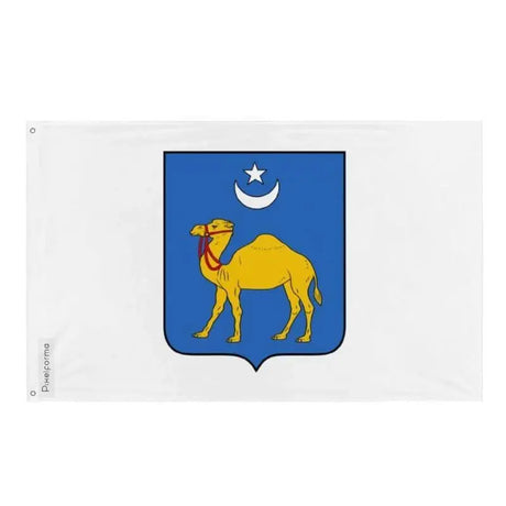 Drapeau semeï polyester résistant œillets à gauche