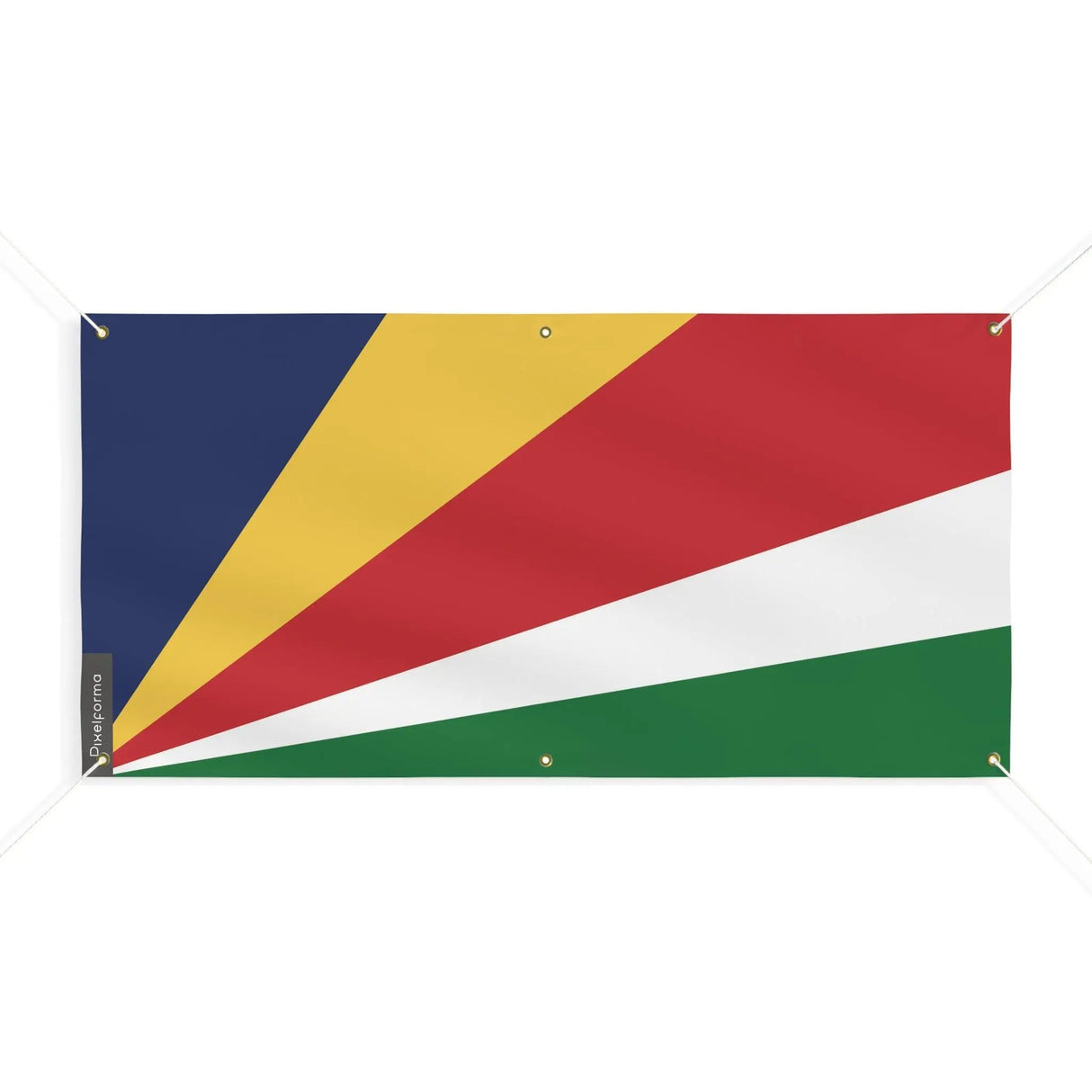 Drapeau seychelles polyester résistant aux intempéries