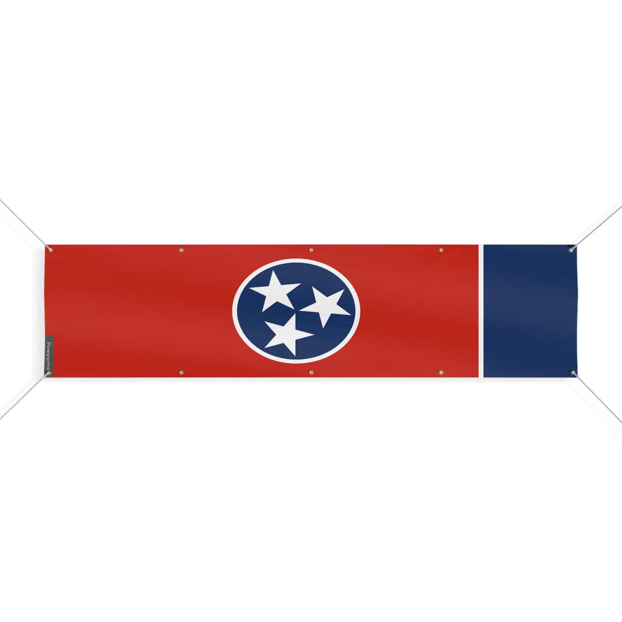 Drapeau tennessee en polyester résistant aux intempéries