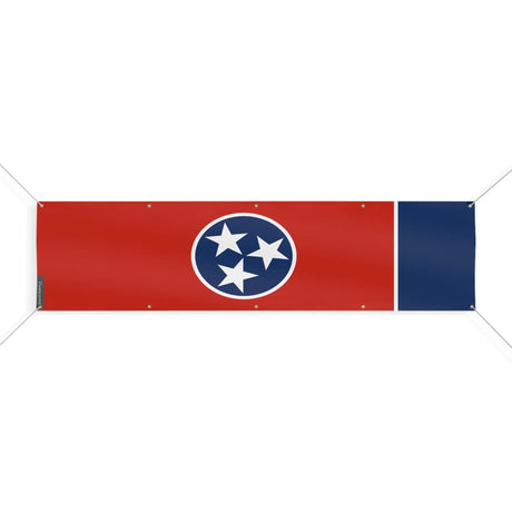 Drapeau tennessee en polyester résistant aux intempéries