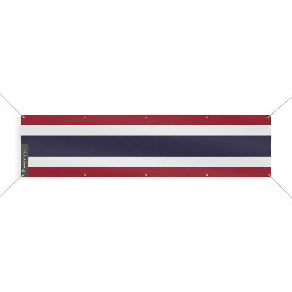 Drapeau thaïlande polyester résistant œillets renforcés