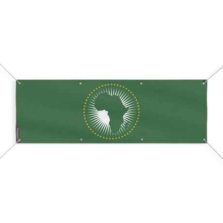 Drapeau union africaine polyester résistant aux intempéries