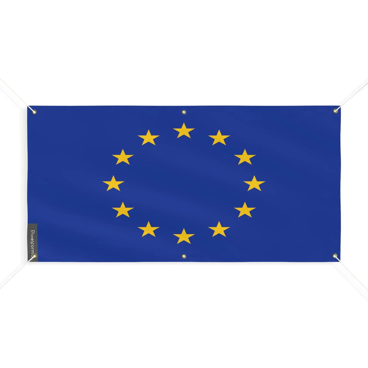Drapeau union européenne polyester résistant aux intempéries