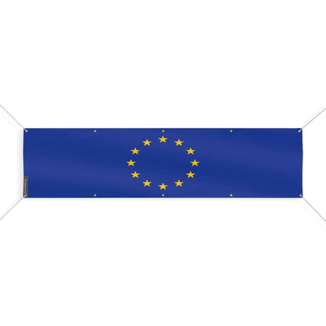 Drapeau union européenne polyester résistant aux intempéries