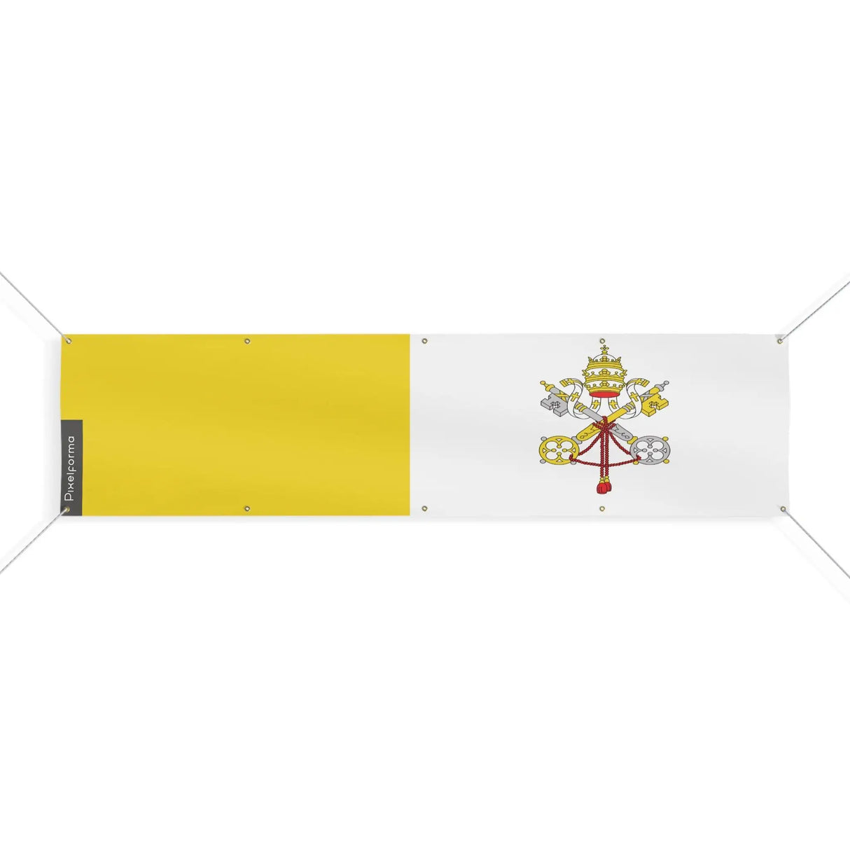 Drapeau vatican polyester résistant pour usage extérieur