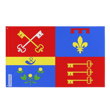 Drapeau vaucluse polyester œillets à gauche résistant
