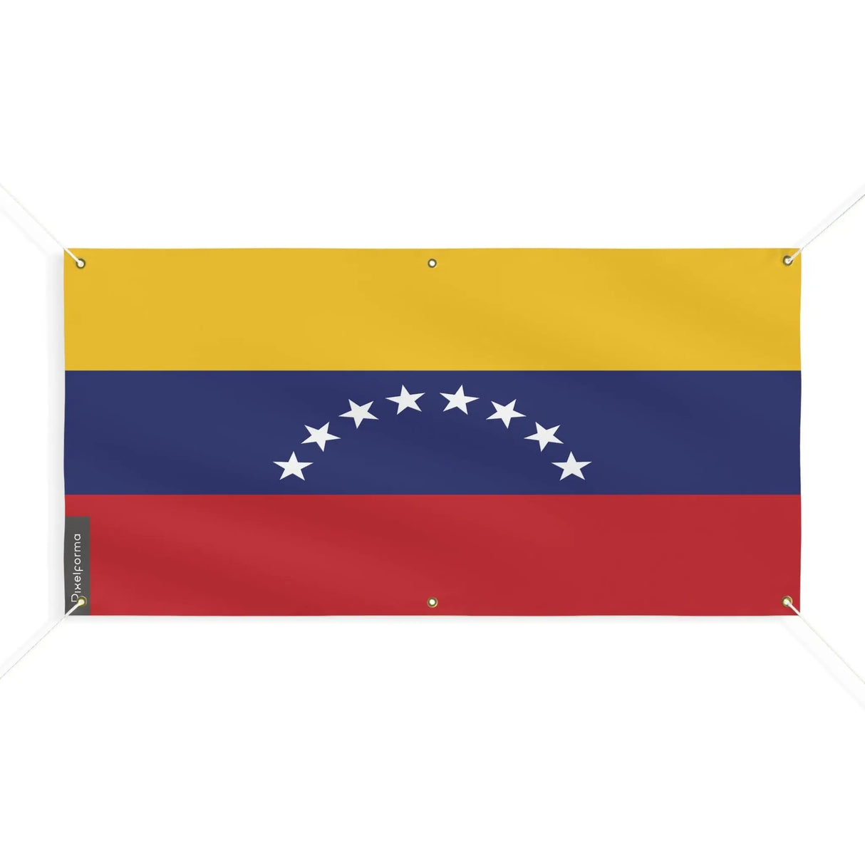 Drapeau venezuela en polyester résistant pour extérieur