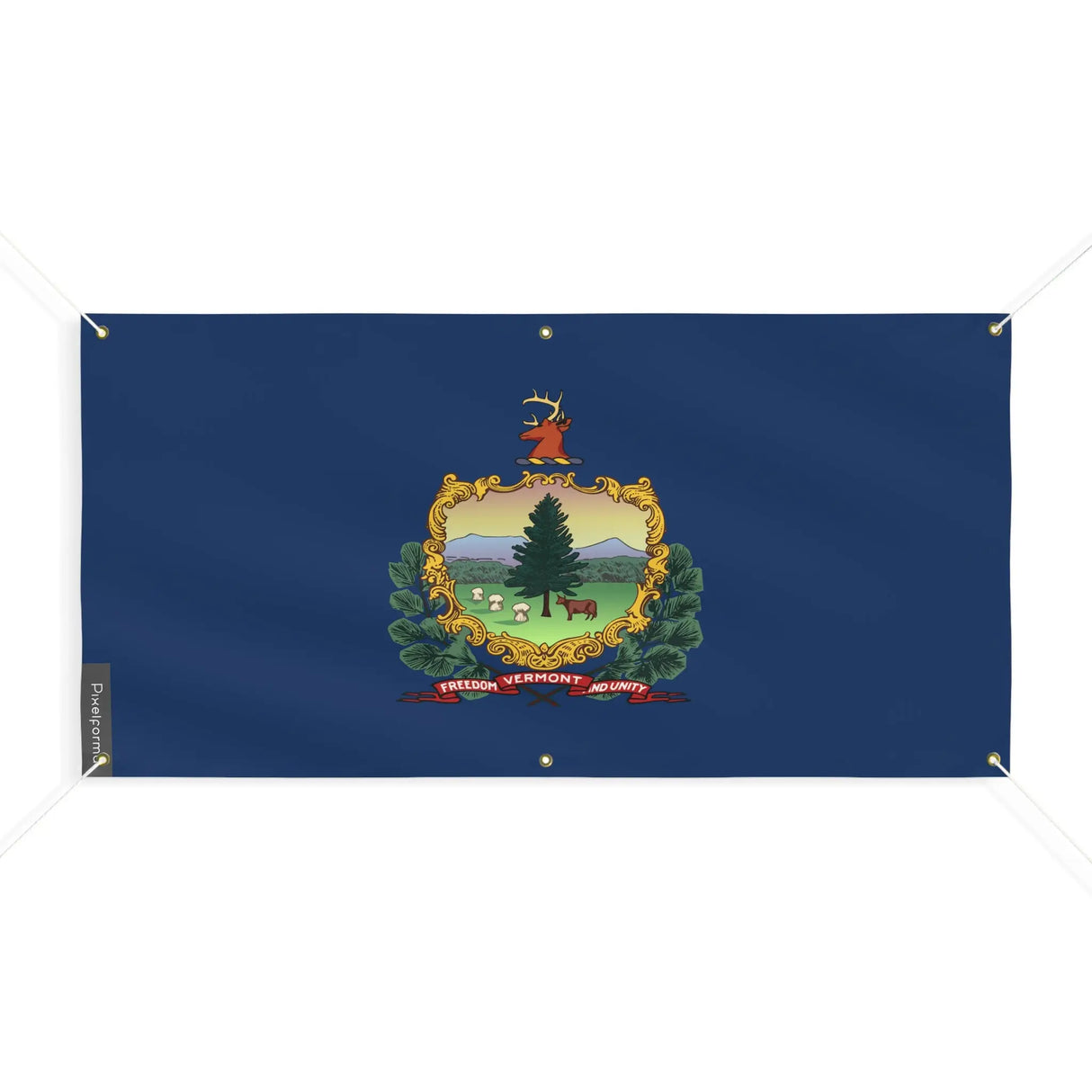 Drapeau vermont polyester résistant aux intempéries