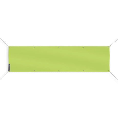 Drapeau vert clair france en polyester résistant 10 œillets