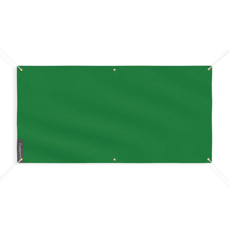 Drapeau vert foncé france polyester résistant extérieur