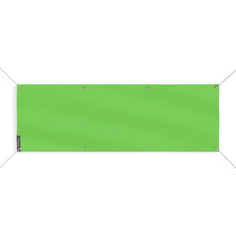 Drapeau vert france en polyester résistant aux intempéries