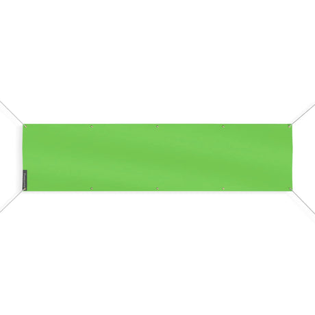 Drapeau vert france en polyester résistant aux intempéries