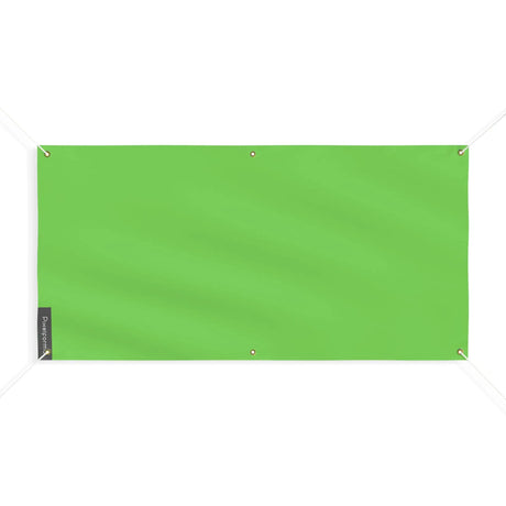 Drapeau vert france en polyester résistant aux intempéries