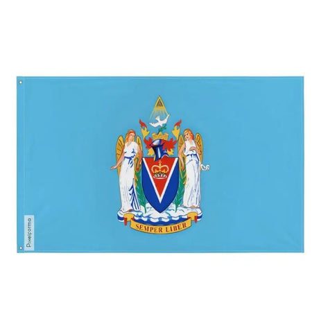 Drapeau victoria colombie-britannique polyester œillets