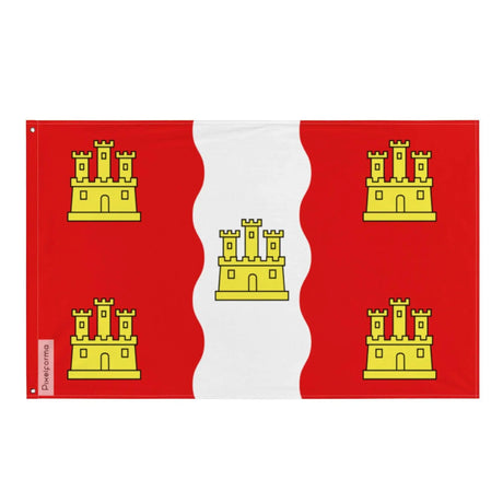 Drapeau vienne polyester résistant œillets à gauche